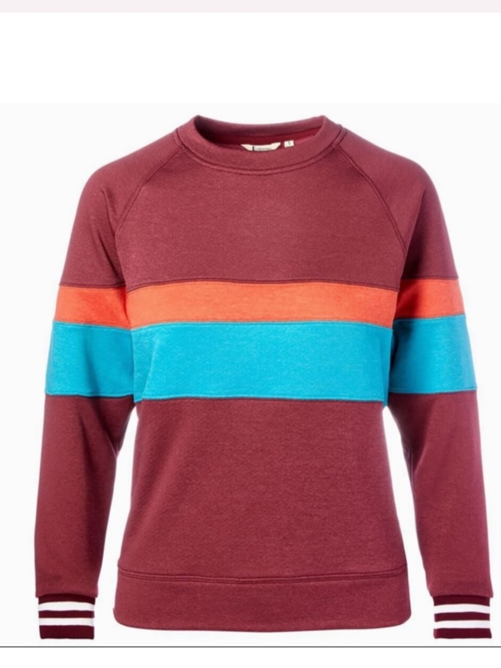 Cotopaxi Bandera Crew Sweatshirt Port Red Size Large